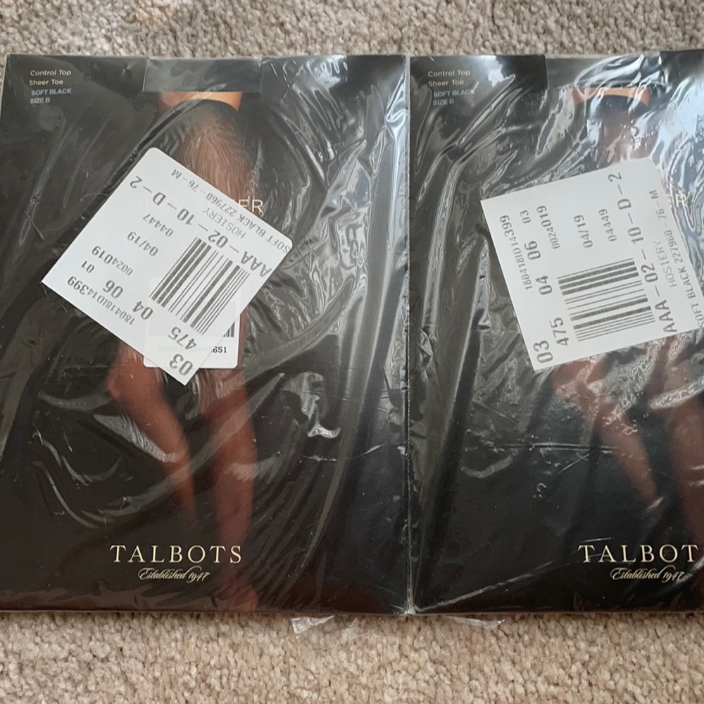 Talbots Control Top Sheer Toe
